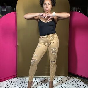 Refuge Tan Skinny Jeans